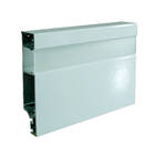 Rodapé Orion Autocolante Com Friso Para Difusor Led  Em Alumi