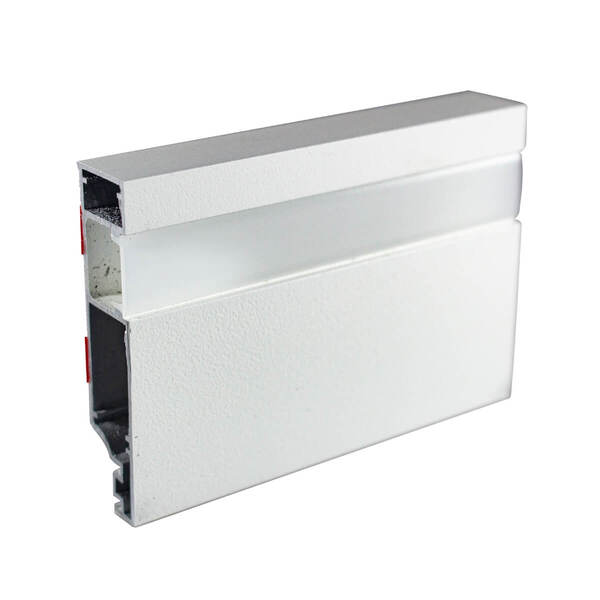 Rodapé Orion Autocolante Com Friso Para Difusor Led  Em Alumi