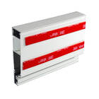 Rodapé Orion Autocolante Com Friso Para Difusor Led  Em Alumi