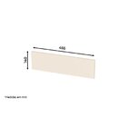 Rodapé Para Balcão Canto Oblíquo 100% Mdf Aurora Off White