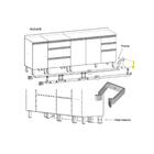 Rodapé Para Balcão Mdf 220cm Connect