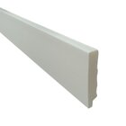 Rodape Poliestireno 07cm Liso 50007 Branco Arquitech - 2,4 Me