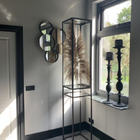 Rodape Poliestireno 07cm Preto Frisado 2,40m 51007 Arquitech