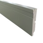 Rodapé Poliestireno 10cm Cinza Glacial 457 Santa Luzia