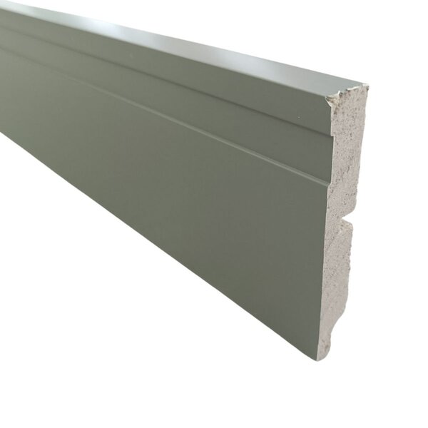 Rodapé Poliestireno 10cm Cinza Glacial 457 Santa Luzia