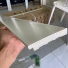 Rodapé Poliestireno 10cm Liso Branco - 2,4 Metros