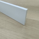 Rodapé Poliestireno 10cm Liso Branco - 2,4 Metros