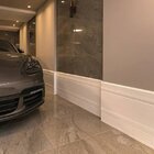 Rodapé Poliestireno 15cm Frisado Cinza 51015cz Arquitech