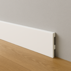 Rodapé Poliestireno 15cm Liso Branco 2m Rm Decor