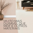 Rodapé Poliestireno 15cm Liso Branco 2m Rm Decor