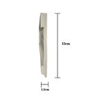 Rodape Poliestireno 15cm Liso Passa Fio 2,4 Metros