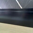 Rodape Poliestireno 15cm Preto Frisado 2,40 Metros