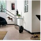 Rodape Poliestireno 15cm Preto Frisado 2,40 Metros