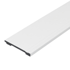 Rodapé Poliestireno 3692 Frisado Branco 220x10cm Bellitas