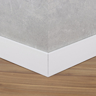 Rodapé Poliestireno 3693 Liso Branco 220x10cm Bellitas