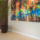 Rodapé Poliestireno 451 Liso Branco 240x7cm Santa Luzia