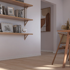 Rodapé Poliestireno 456 Frisado Branco 240x7cm 5 Unidades Santa Luzia