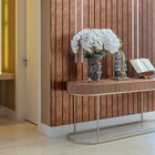 Rodapé Poliestireno 457-H Frisado Branco 240x10cm Santa Luzia