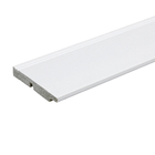 Rodapé Poliestireno 460 Branco 2,4mx10cm Santa Luzia