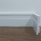 Rodapé Poliestireno 7cm de Altura Frisado Branco (7x1x240cm)