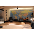 Rodape Poliestireno 7cm Preto Frisado 2,40 Metros 6748