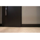 Rodape Poliestireno 7cm Preto Frisado 2,40 Metros 6748