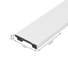 Rodapé Poliestireno B74 Frisado Branco 220x7cm Bellitas