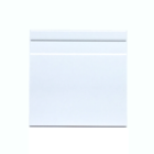 Rodapé Poliestireno Frisado 10x220cm Branco