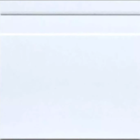 Rodapé Poliestireno Frisado 10x220cm Branco