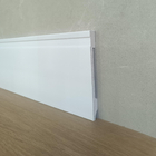 Rodape Poliestireno Frisado 15cm Branco - 2,4 Metros