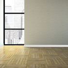 Rodapé Poliestireno Frisado 7x220cm Branco