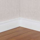 Rodapé Poliestireno Frisado Branco 240x10cm 457-H Santa Luzia