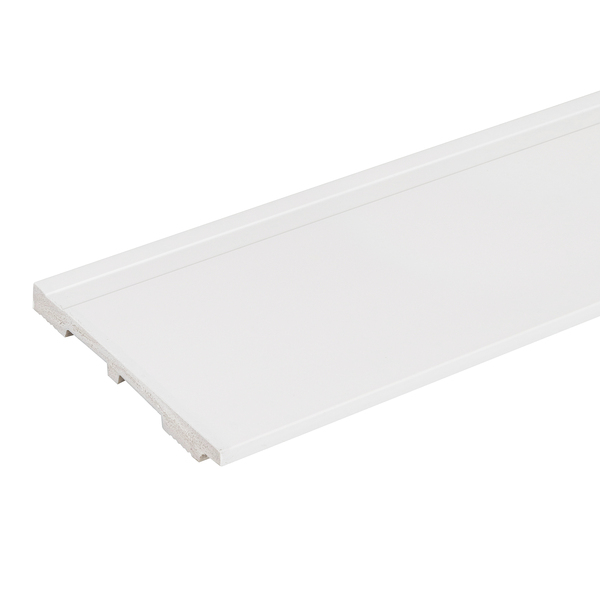 Rodapé em Poliestireno Frisado Branco 240x15cm 480-H Santa Luzia