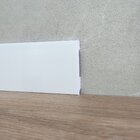 Rodape Poliestireno Liso 7x1x200 Branco - Passa Fio