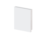 Rodape Poliestireno Slim 10x1,0x240cm  Liso Branco 50910
