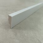 Rodape Poliestireno Slim Liso 03cm branco 2 metros