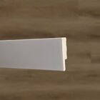 Rodape Poliestireno Slim Liso 03cm branco 2 metros