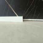 Rodape Poliestireno Slim Liso 03cm branco 2 metros