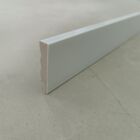 Rodape Poliestireno Slim Liso 05cm branco 2 metros