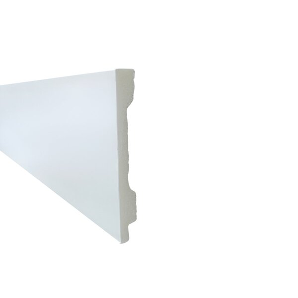 Rodape Poliestireno Vide 10x1,3x240 Branco - 50810 Arquitech
