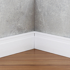 Rodapé PVC Branco 240x10cm Permatti