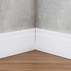 Rodapé PVC Branco 240x15cm Permatti