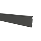 Rodapé Universal PVC Preto 15x1,5x240cm Permatti