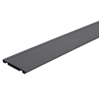 Rodapé PVC Universal Cinza Escuro 240x15cm Permatti