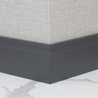 Rodapé PVC Universal Cinza Escuro 240x15cm Permatti