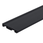 Rodapé PVC Universal Preto 240x10cm Permatti