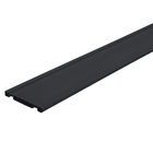 Rodapé PVC Universal Preto 240x15cm Permatti