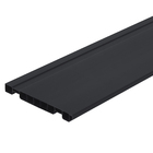 Rodapé PVC Universal Preto 240x15cm Permatti