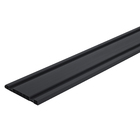 Rodapé PVC Universal Preto 240x15cm Permatti