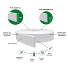 Rodapé Ripado Eva Autocolante 7cm Rp43 2,5 Metros Meurodapé